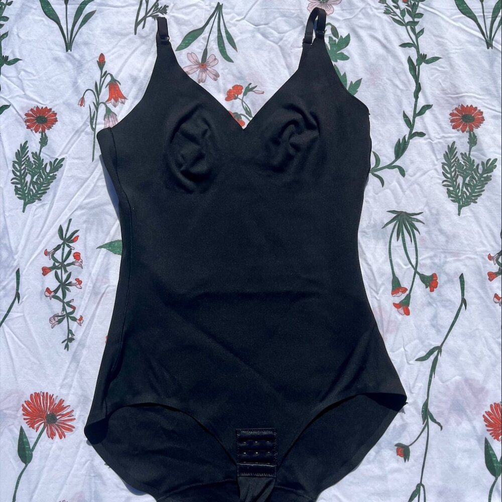 Black Contour Bodysuit